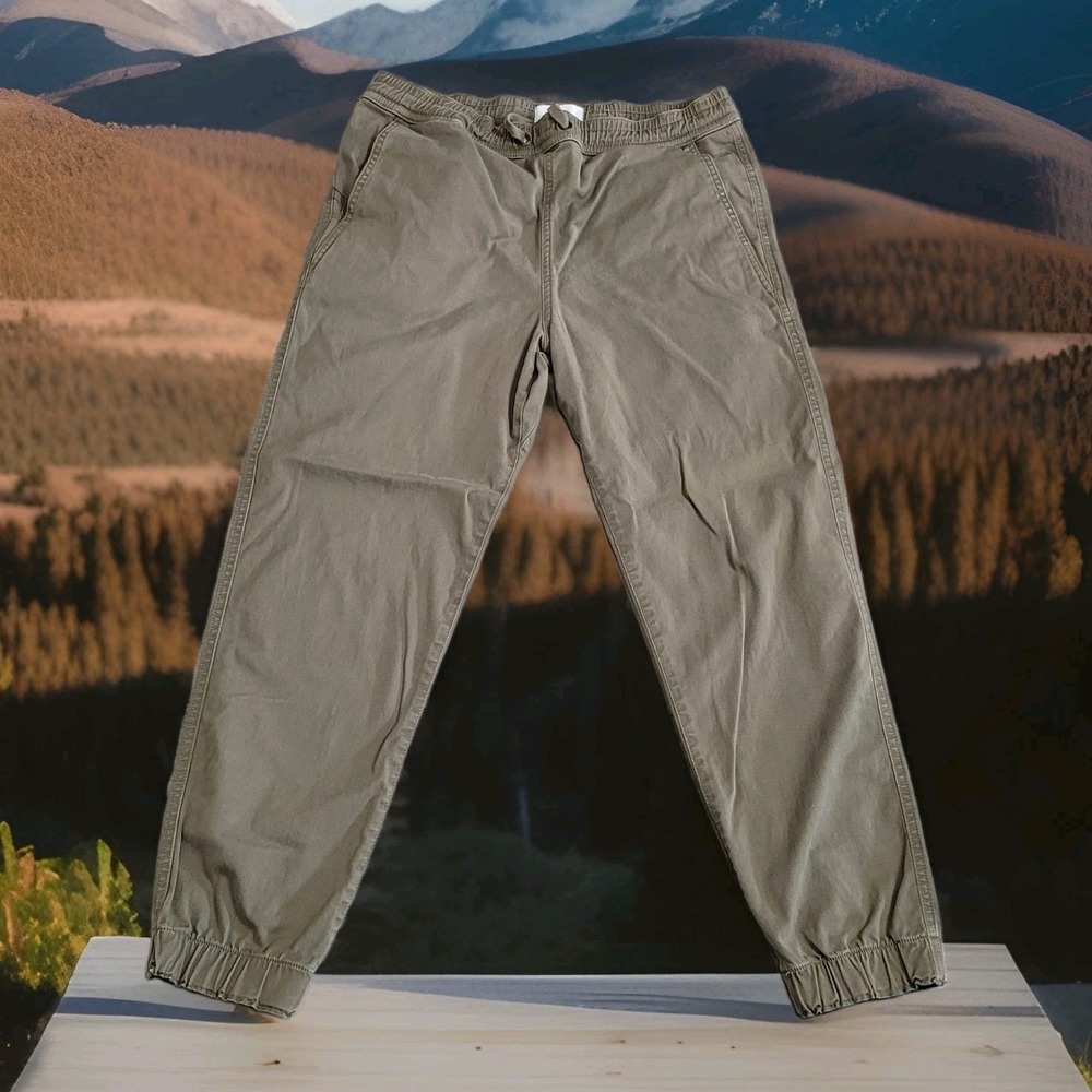 DU/ER DUER Jogger Pants Mens 34x28 Olive Green Live Lite Stretch‎ Outdoor
